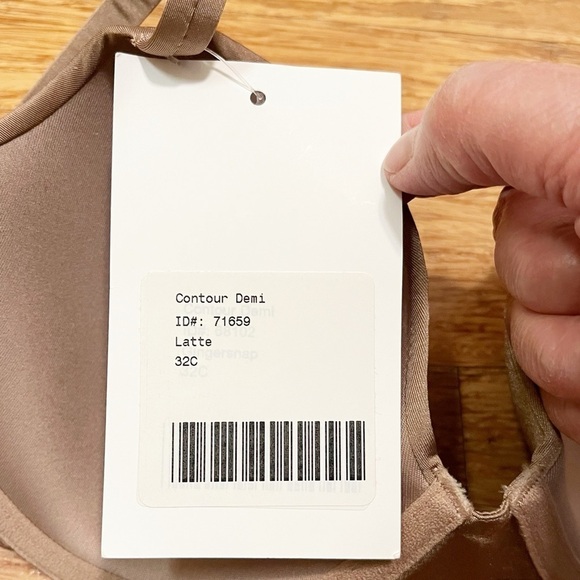 NWT! Uniform by Nikki Dekker True & Co Contour Demi Bra in Latte. Size 32C - Picture 9 of 9